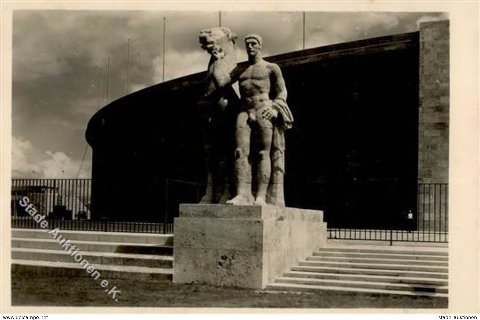 BERLIN OLYMPIA 1936 WK II - Nr. 48 Reichssportfeld - Rosseführer Am Marathontor I - Olympic Games