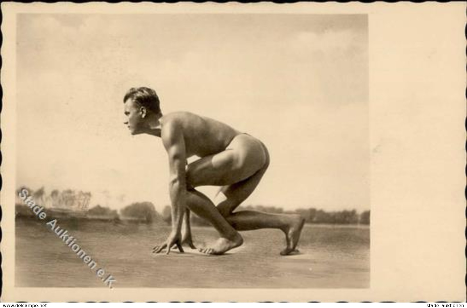 Olympiade 1936 Fackelstaffellauf Foto AK I-II - Olympische Spiele