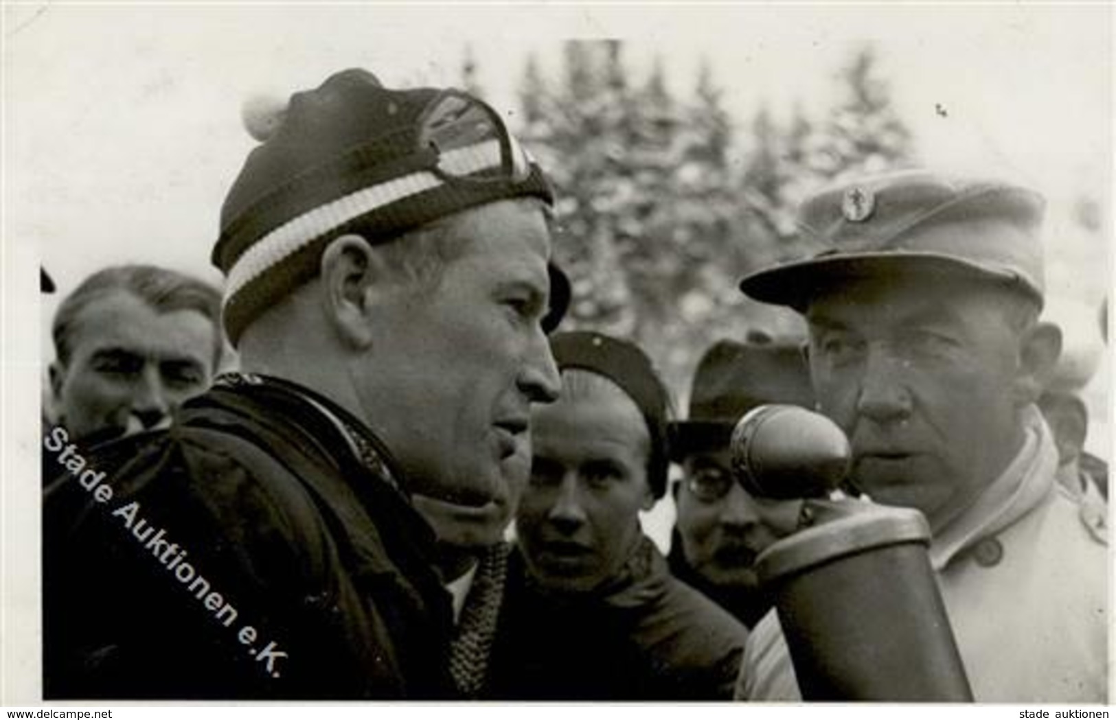 GARMISCH OLYMPIA 1936 - Seltene Foto-Ak -Birger RUUD, Norwegen - Bester Ski-Spri Nger Der Olympiade - Olympia-Sieger Gol - Olympische Spiele