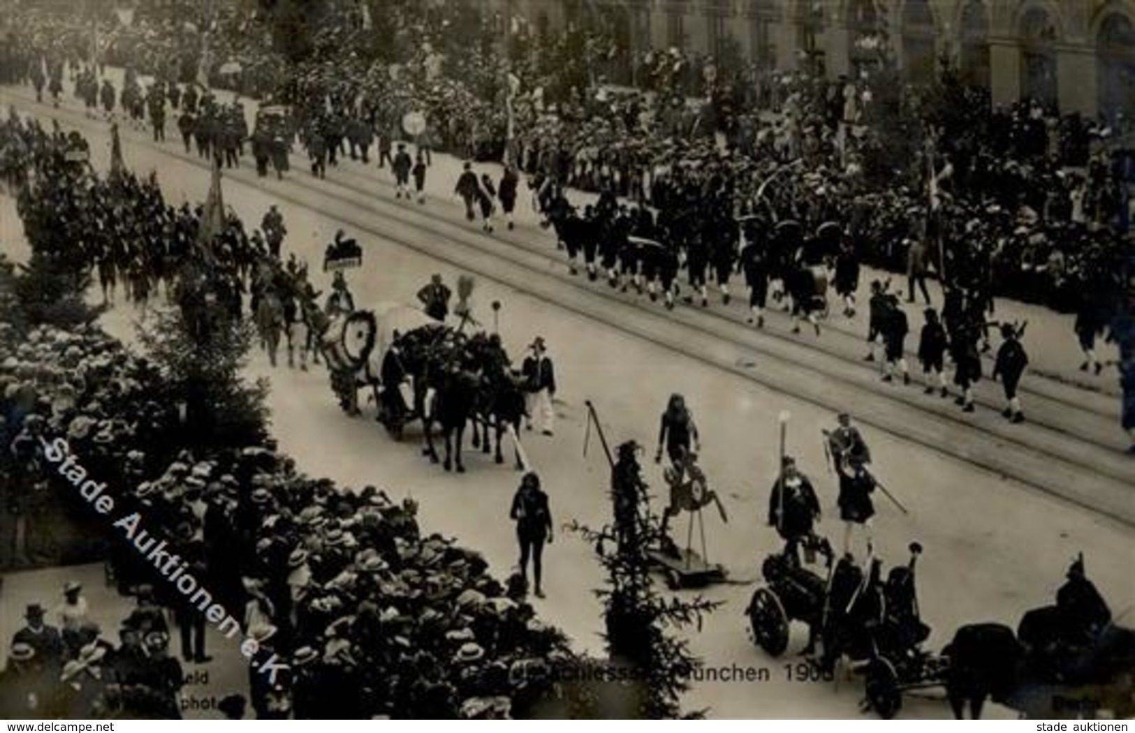 Schützenfest München (8000) 15. Bundesschießen 1896 I-II - Waffenschiessen