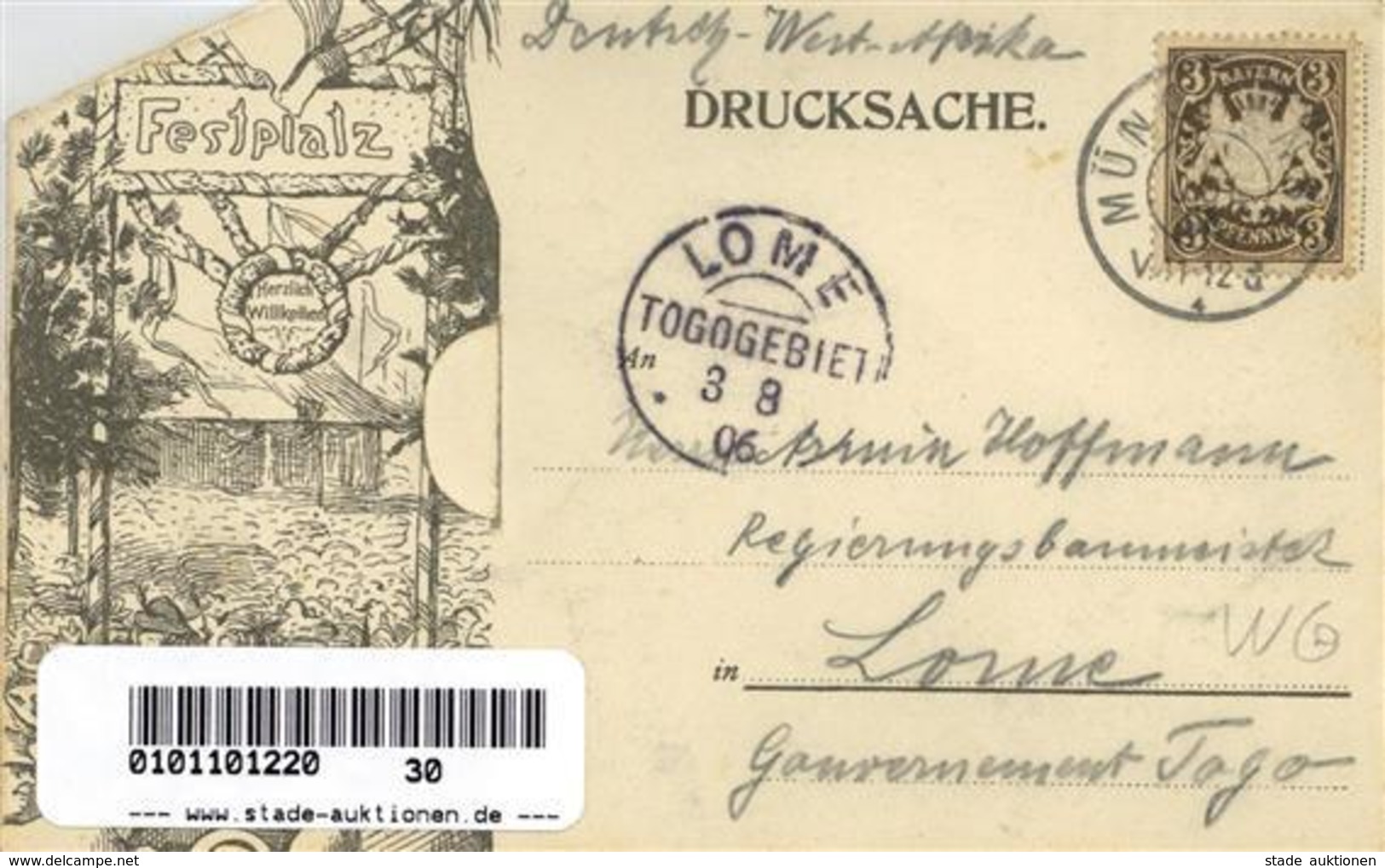 Schützenfest Schützenfestzug 1906 I-II - Tir (Armes)