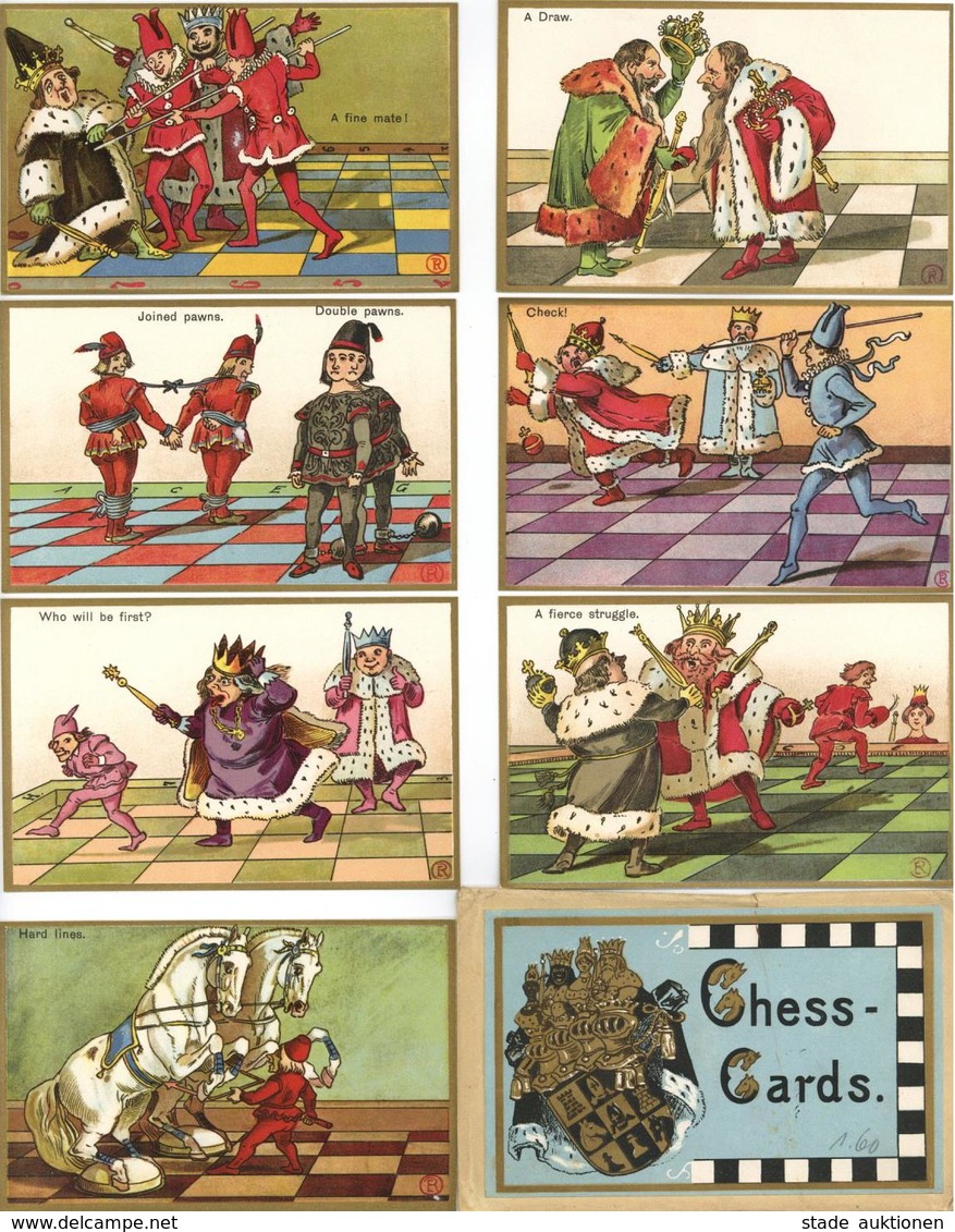 Schach 12'er Serie Mit Original Umschlag I-II - Schach