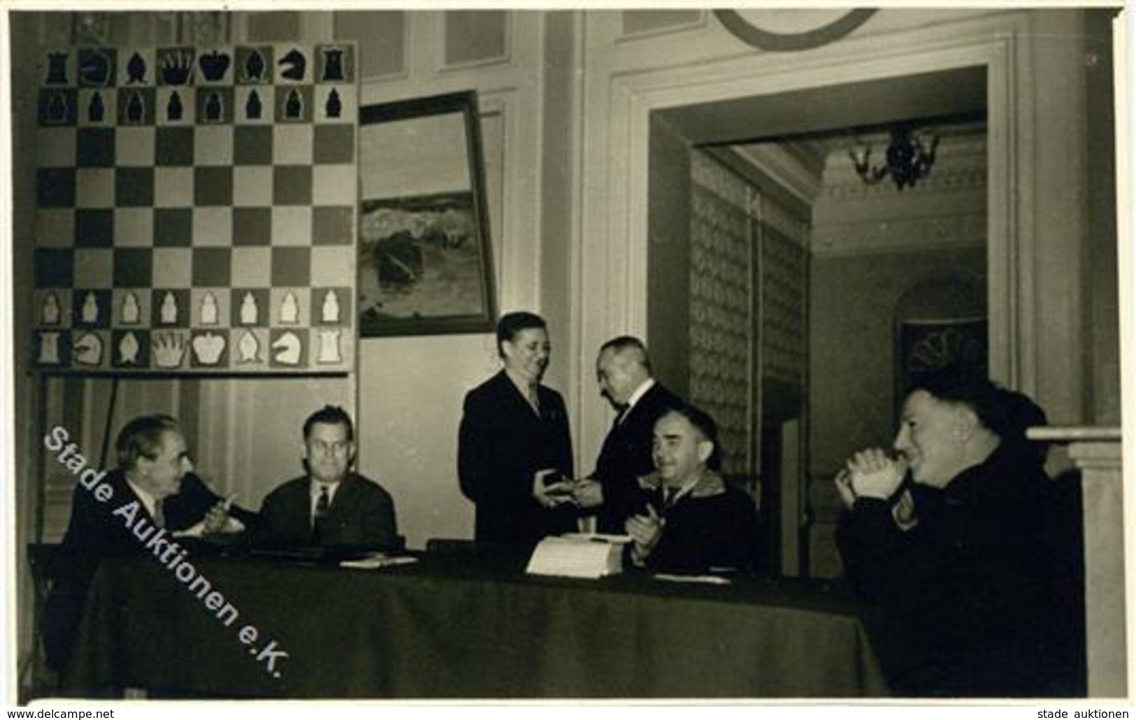 Schach Russische Föderation Foto AK I-II (keine Ak-Einteilung) - Schach