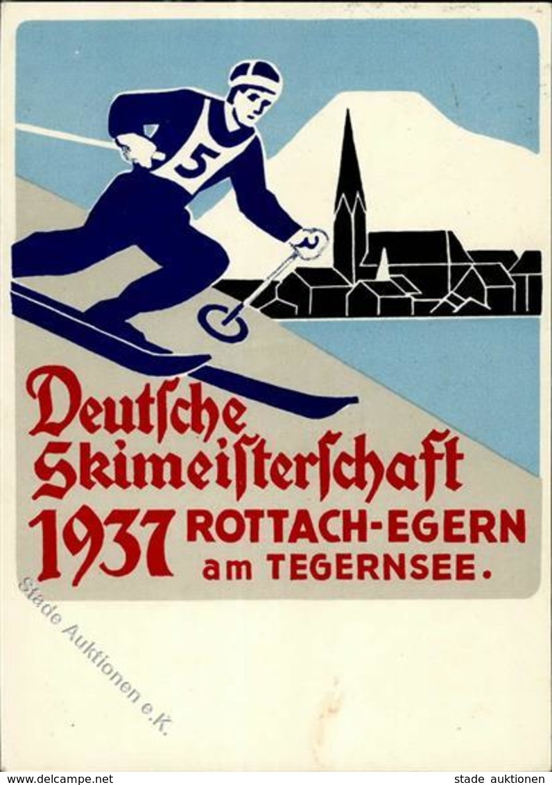 Wintersport Rottach-Egern (8183) Deutsche Skimeisterschaft I-II - Deportes De Invierno