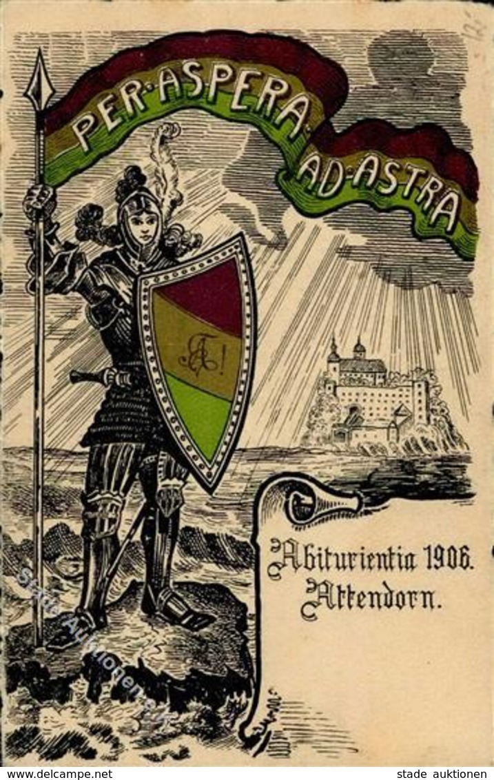 Studentika ATTENDORN - 1906 I - Sonstige & Ohne Zuordnung