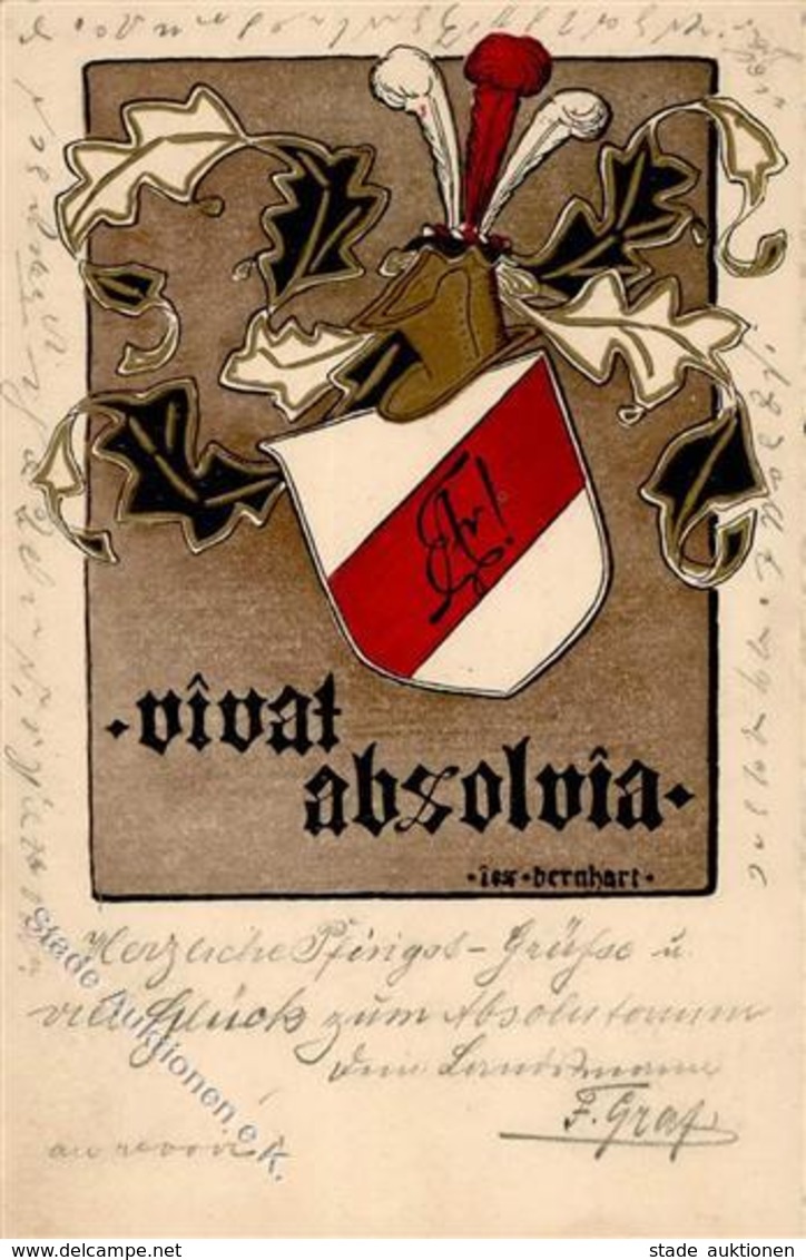 Studentika Berchtesgaden (8240) Vivat Absolvia I-II - Sonstige & Ohne Zuordnung