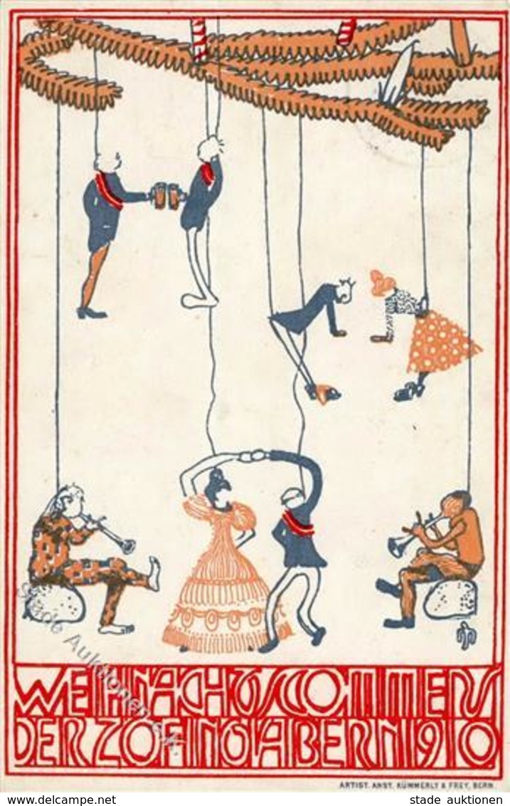 Studentika BERN - WEIHNACHTEN 1910  - Künstlerkarte I - Sonstige & Ohne Zuordnung