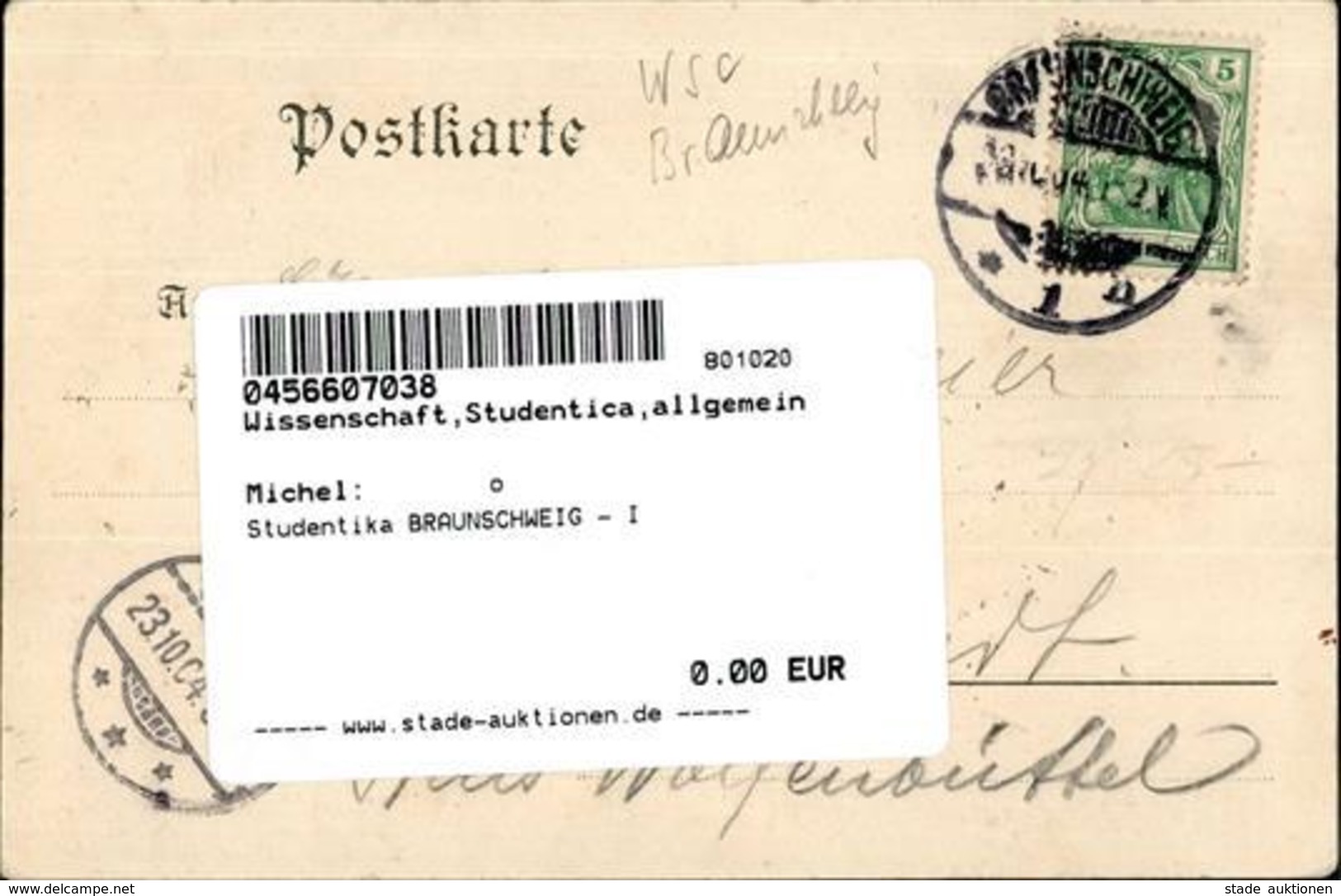 Studentika BRAUNSCHWEIG - I - Other & Unclassified
