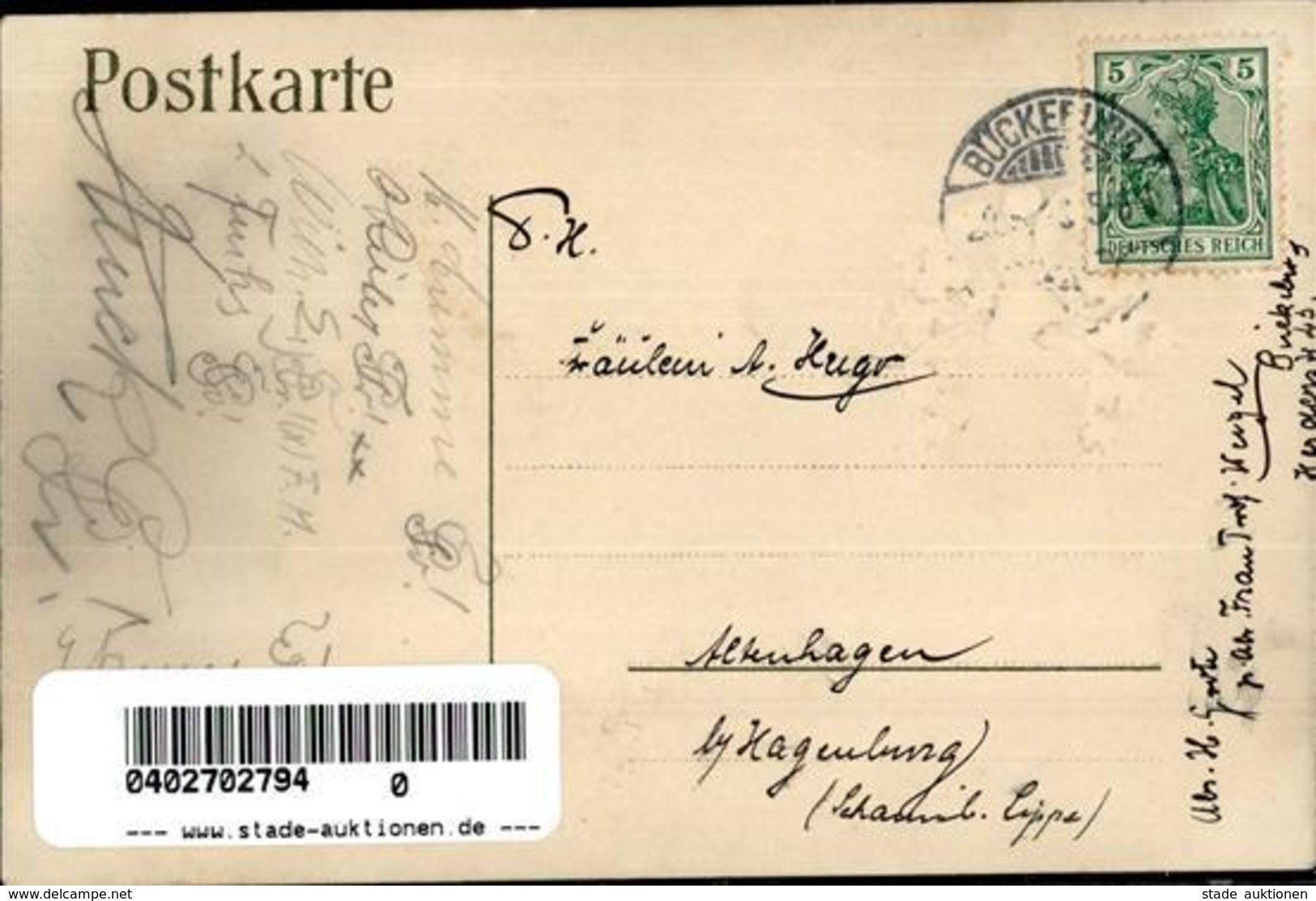 Studentika Bückeburg (3062) Georgia Sei's Panier 1910 I-II - Sonstige & Ohne Zuordnung