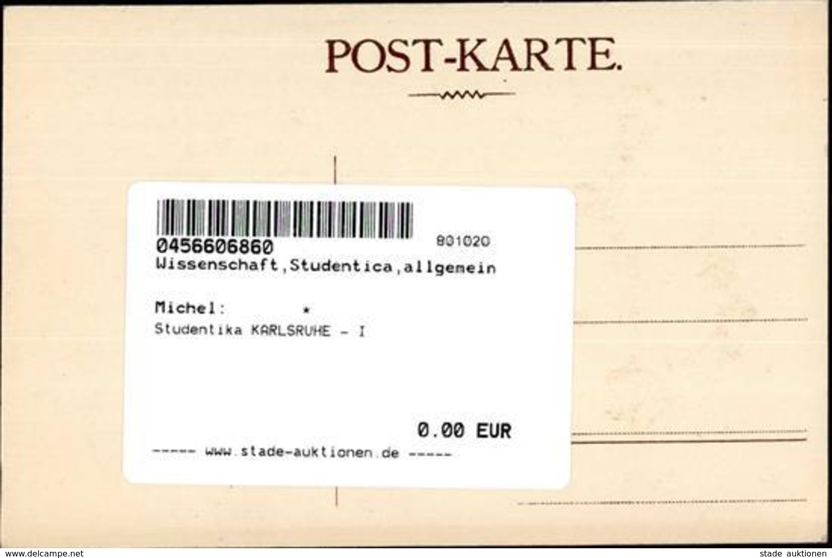 Studentika KARLSRUHE - I - Other & Unclassified