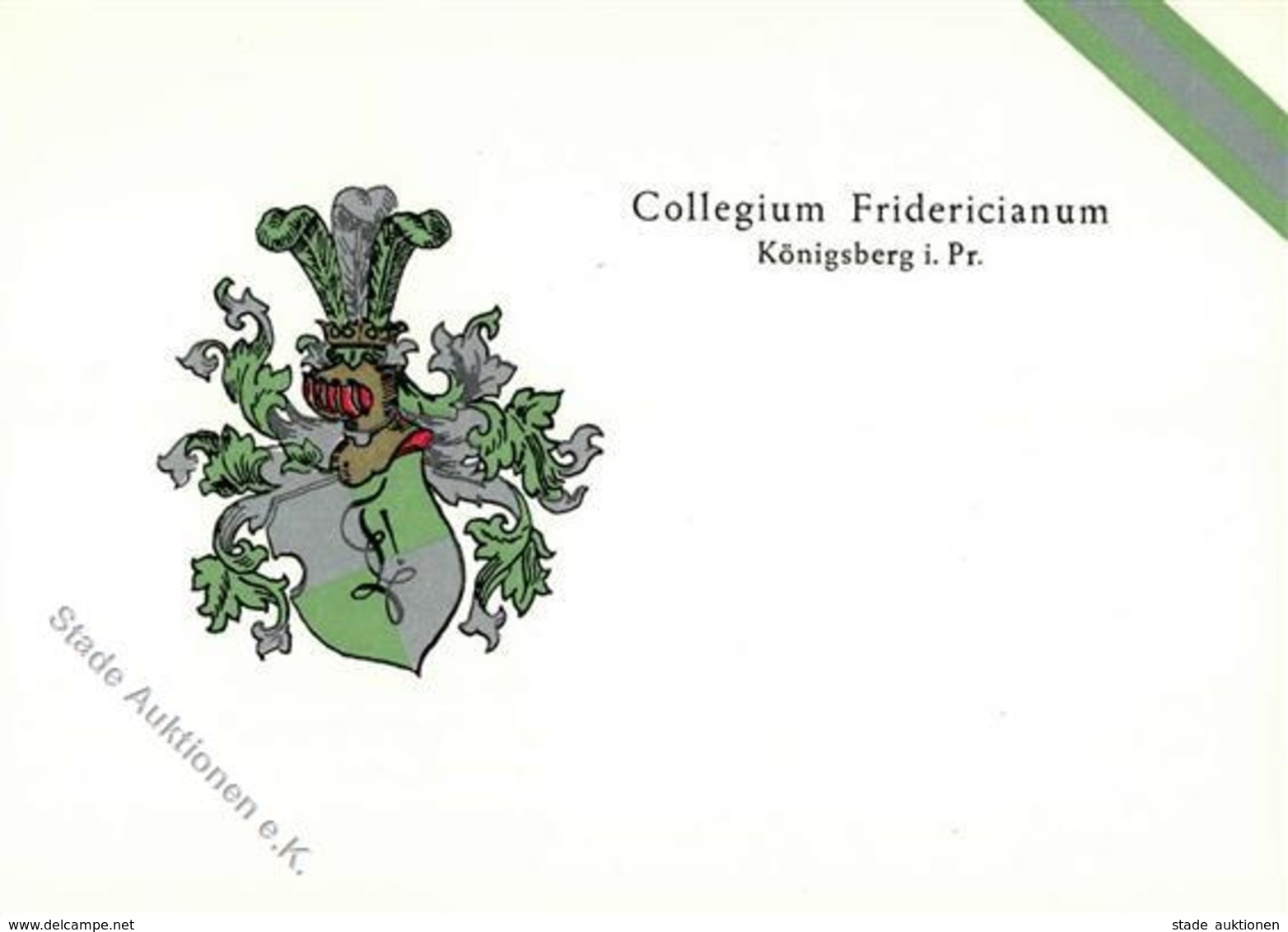 Studentika Königsberg Collegium Fridericianun I-II - Sonstige & Ohne Zuordnung