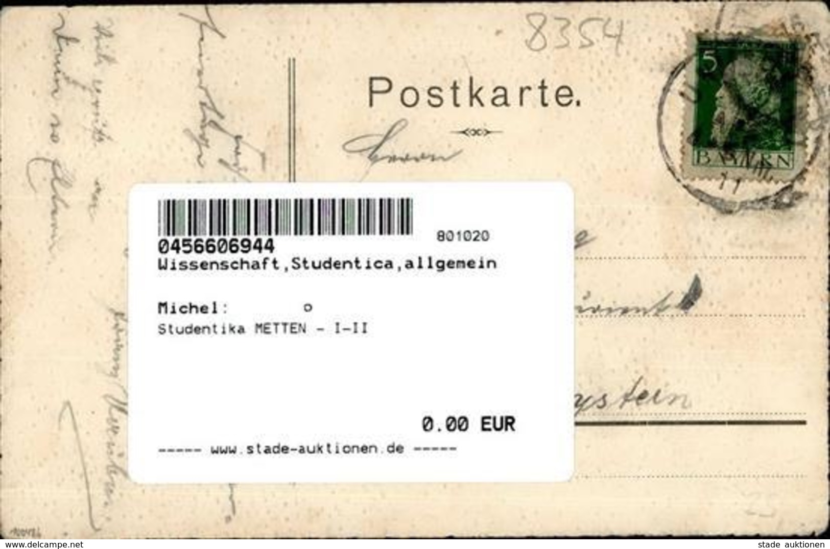 Studentika METTEN - I-II - Altri & Non Classificati