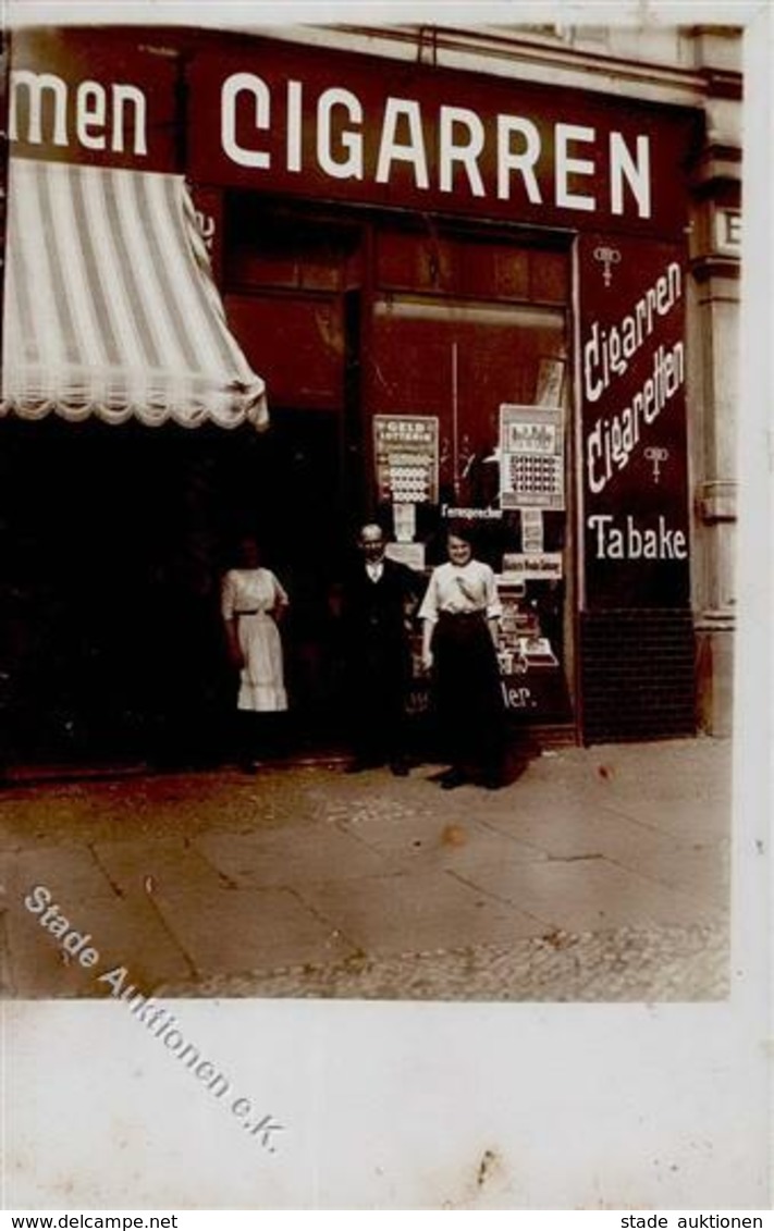 Berlin Glienicke (1000) Wendenstr. 2 Zigarrenhandlung August Köhler Foto-Karte I-II - Kamerun