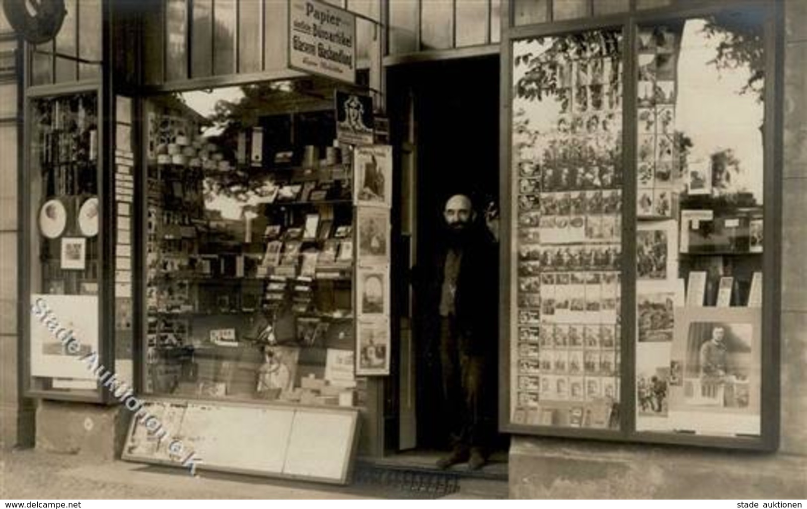 Berlin Kreuzberg (1000) Blücherstr. 35 Papier U. Büroartikelhandlung Glaserei W. Reinhardt Foto-Karte I-II - Cameroun