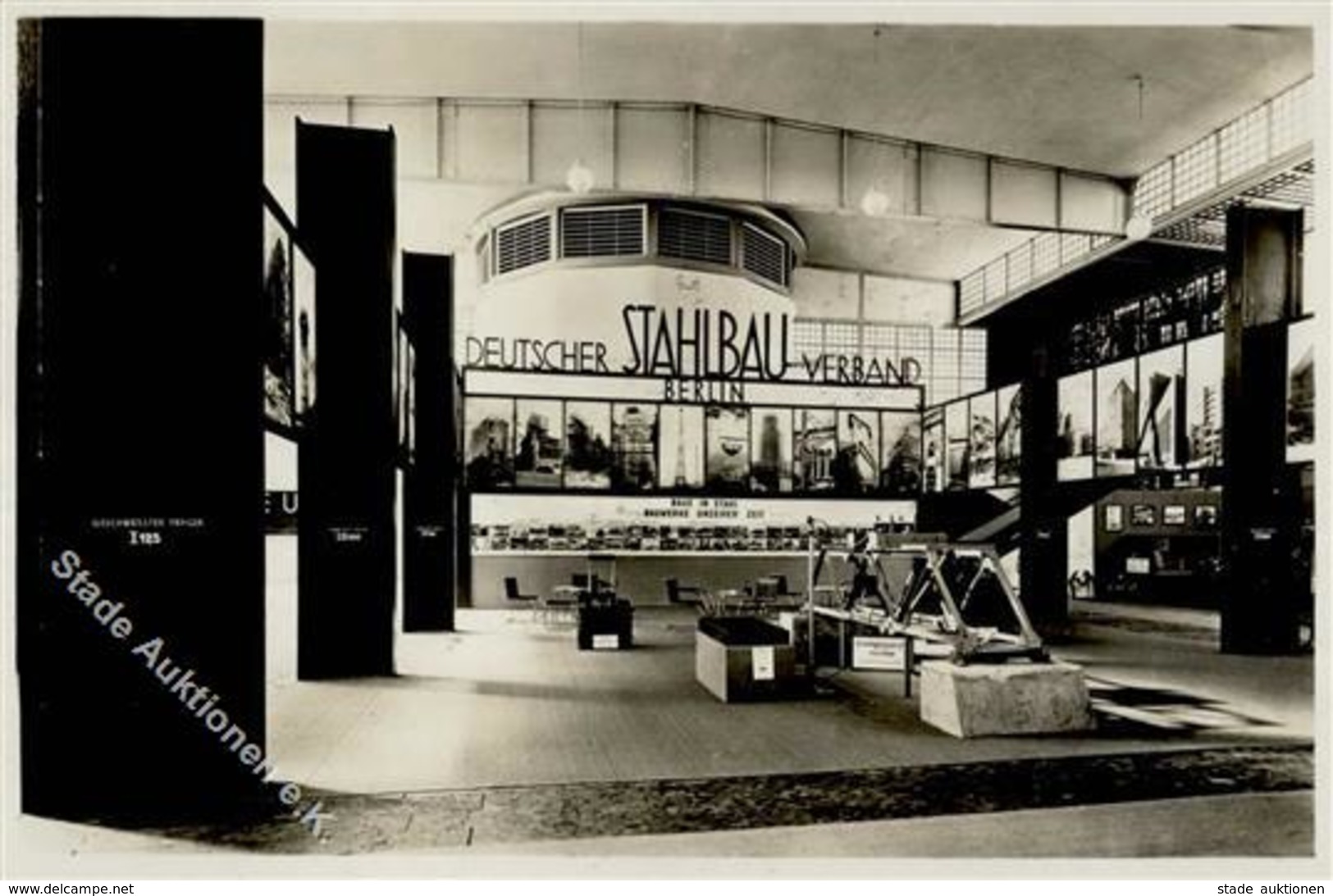 Berlin Mitte (1000) Ausstellungsstand Des Deutschen Stahlbau Verbandes Auf Der Deutschen Bauausstellung 1931 I (Marke En - Kamerun
