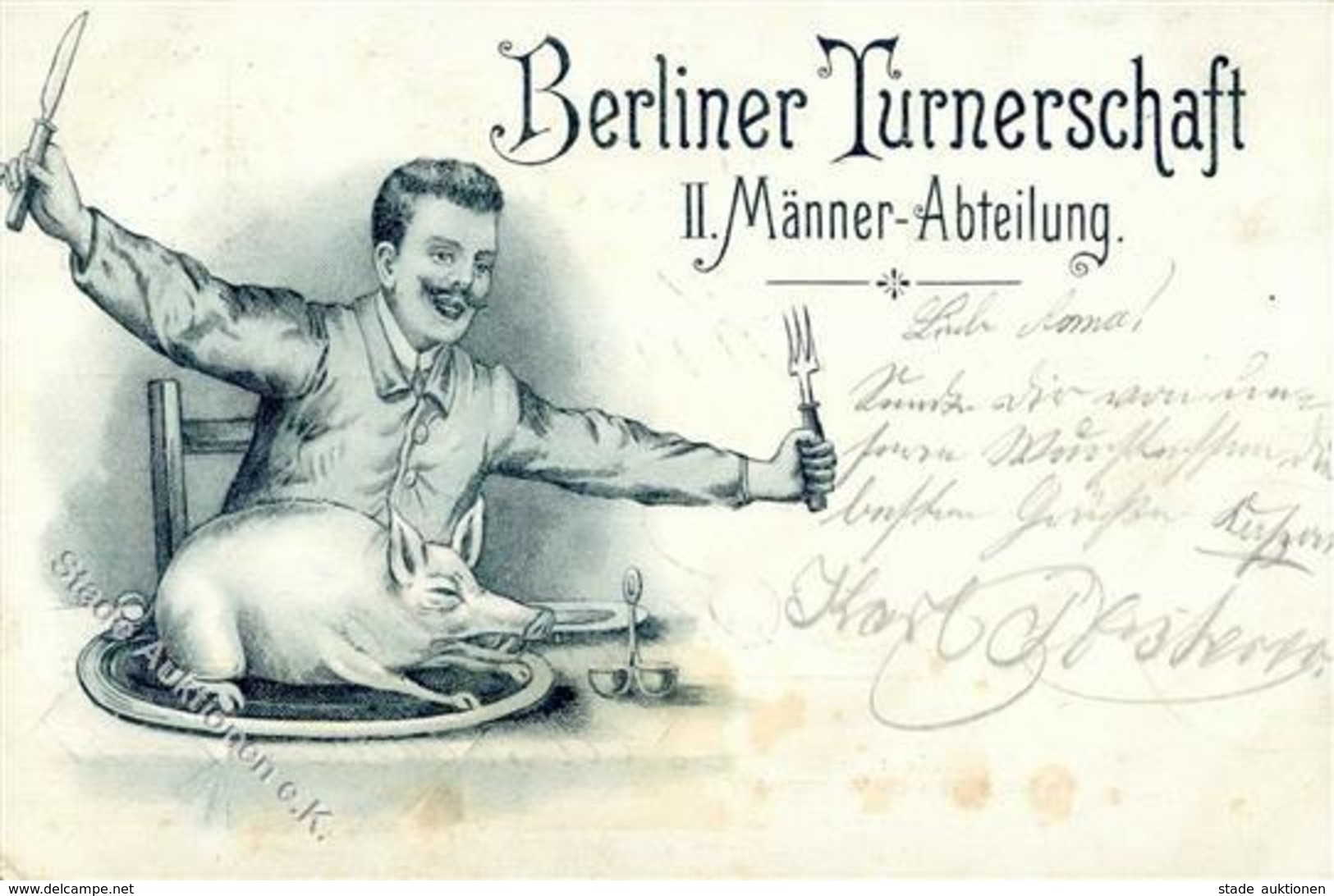 Berlin Mitte (1000) Berliner Turnerschaft  1899 II (kleine Stauchung) - Kamerun