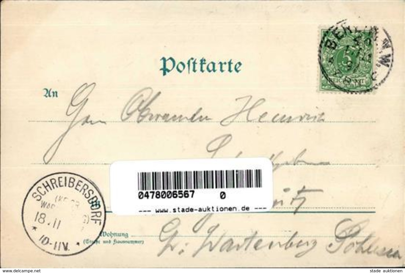 Berlin Mitte (1000) Passage-Panopticum Unter Den Linden  1897 I-II - Kamerun
