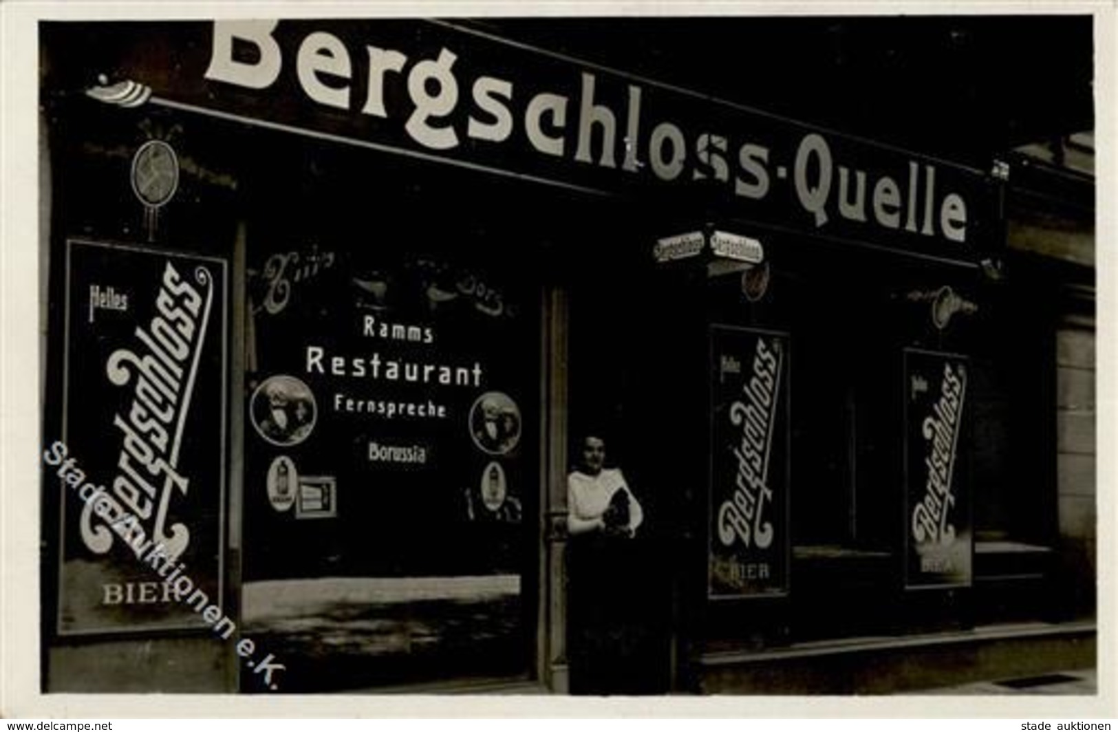 Berlin Neukölln (1000) Erkstr. 10 Gasthaus Gustav Ramm Foto-Karte I-II - Kamerun