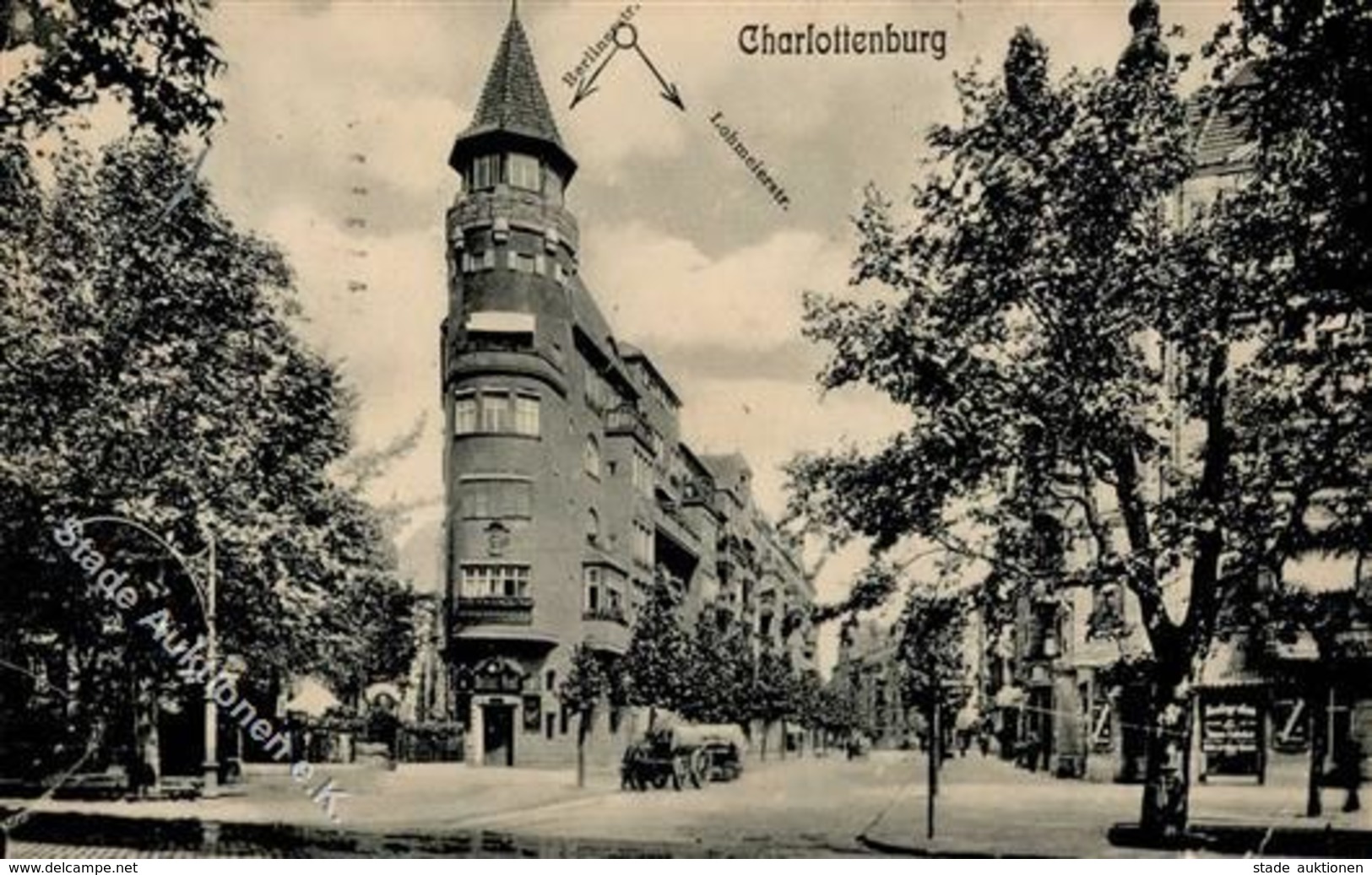 Charlottenburg (1000) Berlinerstrasse Lohmeierstrasse  1914 I-II - Kamerun