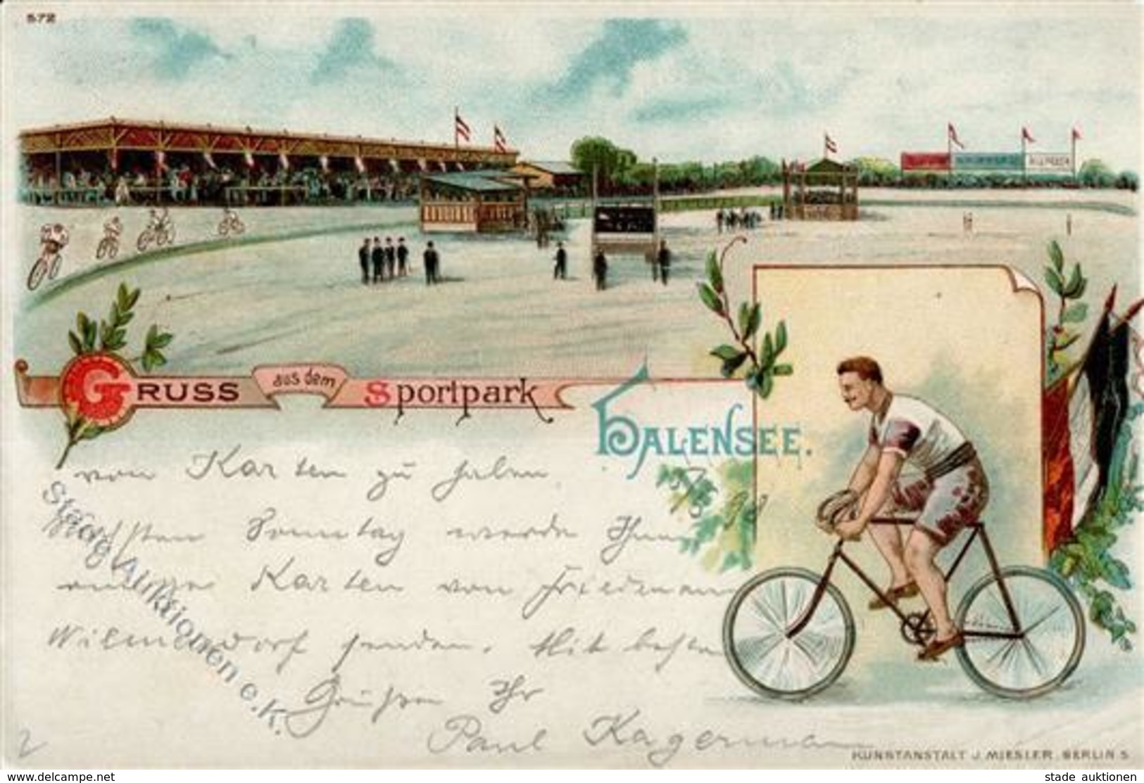Halensee (1000) Sportplatz Fahrrad  1898 II (Stauchung) Cycles - Cameroon