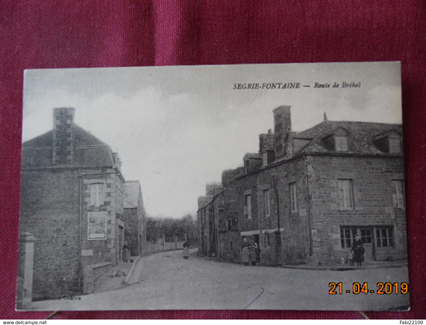 CPA - Ségrié-Fontaine - Route De Bréhel - Autres & Non Classés