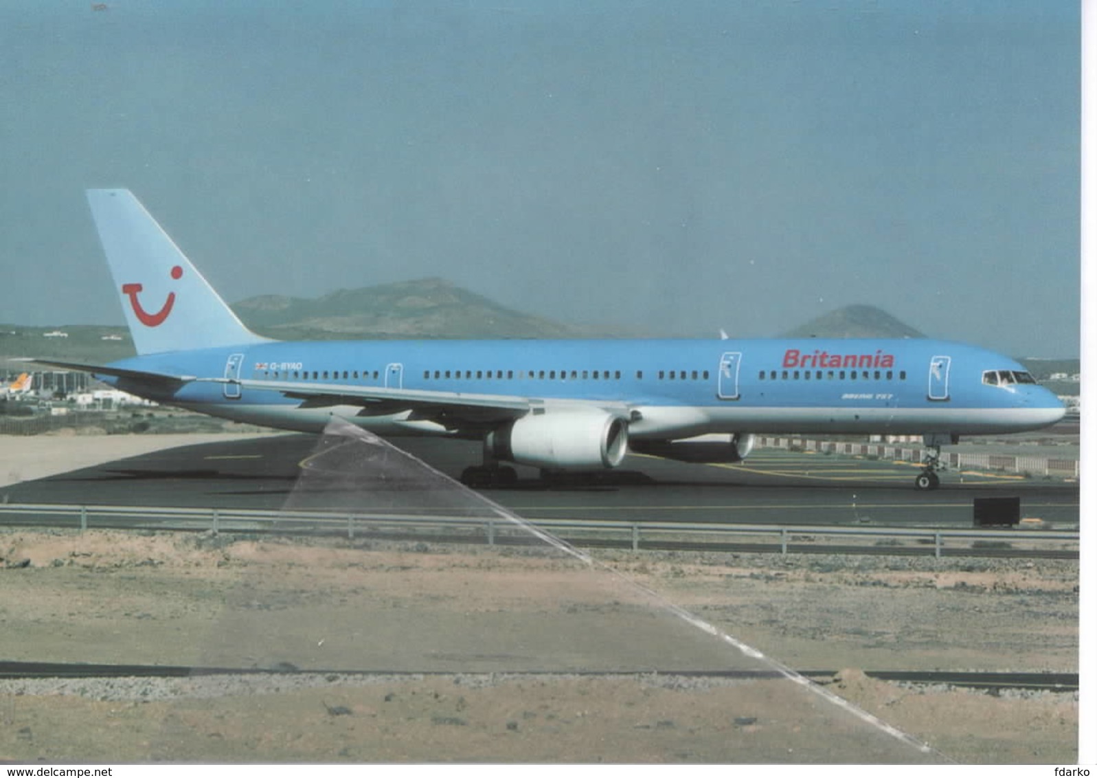 Britannia Airways B-757-204 G-BYAO At Lanzarote - TUI B.757 - 1946-....: Era Moderna