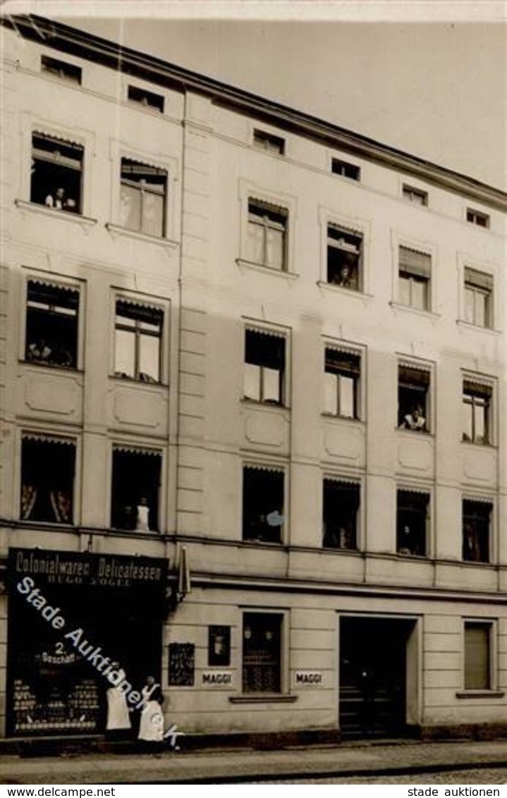 Berlin Friedrichshain (1000) Kreutziger Str. 17 Ecke Boxhagener Chausee Kolonialwarenhandlung Vogel, Hugo Foto-Karte I-I - Kamerun