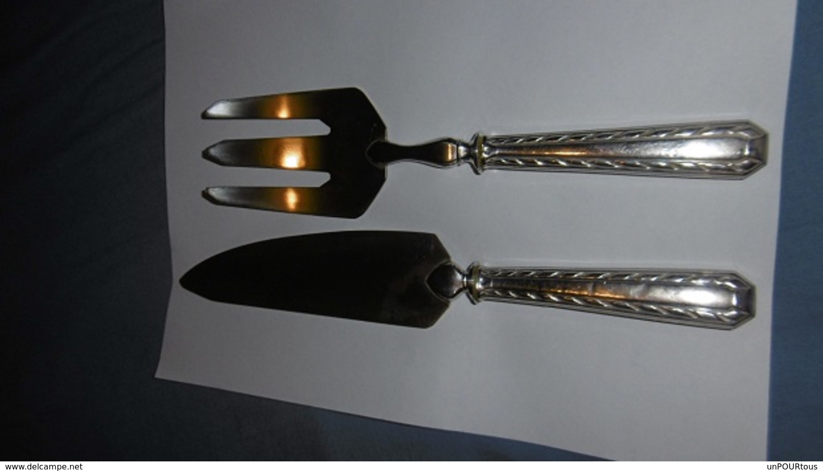 Couverts à Poisson  En Argent Massif Orf: Joseph Caron 1885+ Minerve - Knives