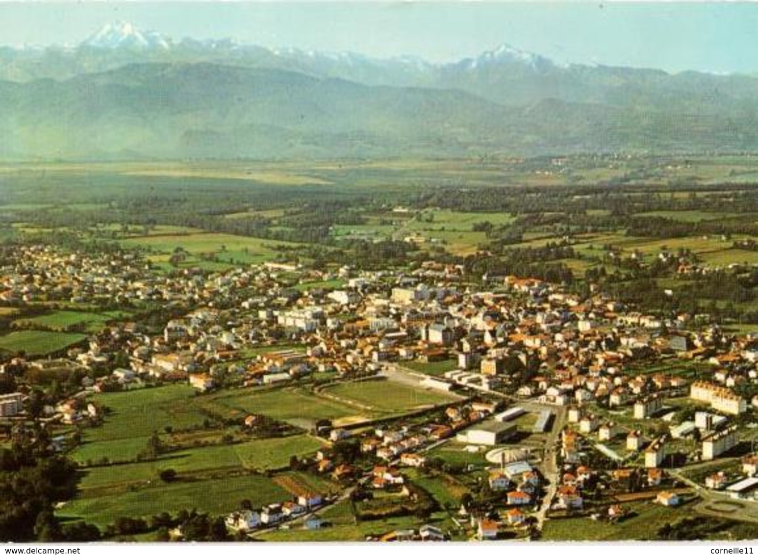 65 - LANNEMEZAN - VUE GÉNÉRALE AÉRIENNE - Lannemezan