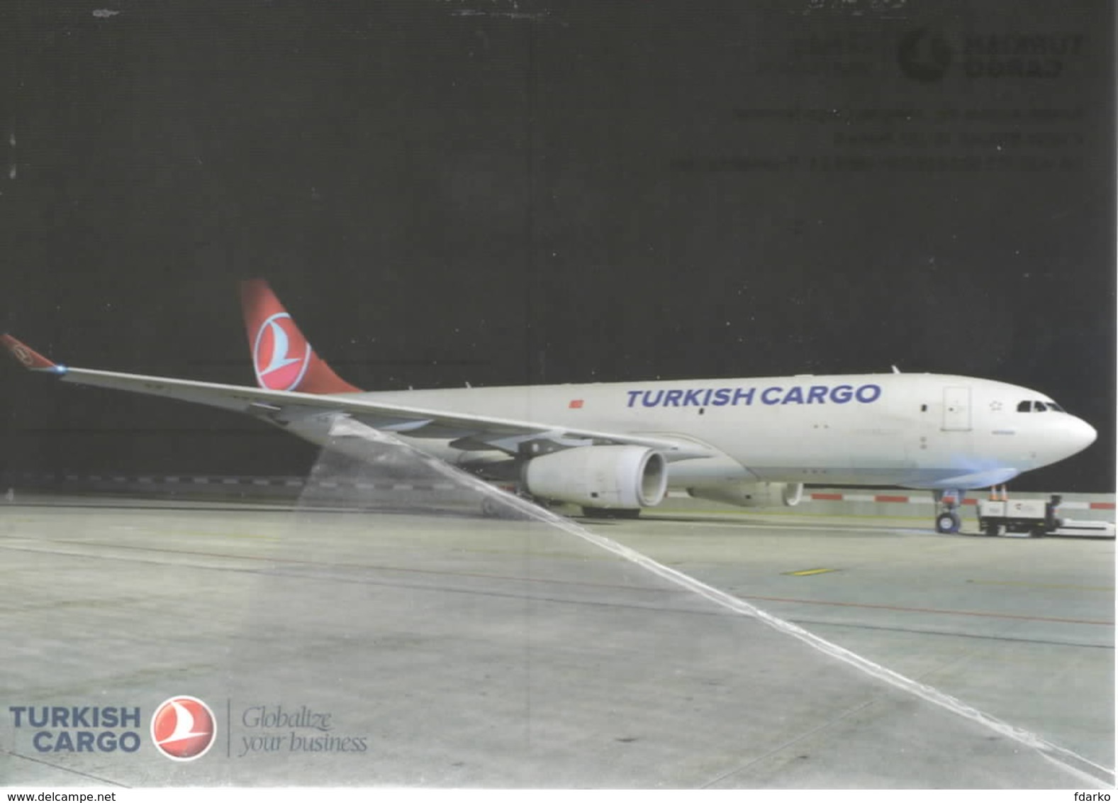 Airlines Turkish Cargo Airbus A330F - Menzies Cargo Trminal ISSUE 2/2 - 1946-....: Era Moderna