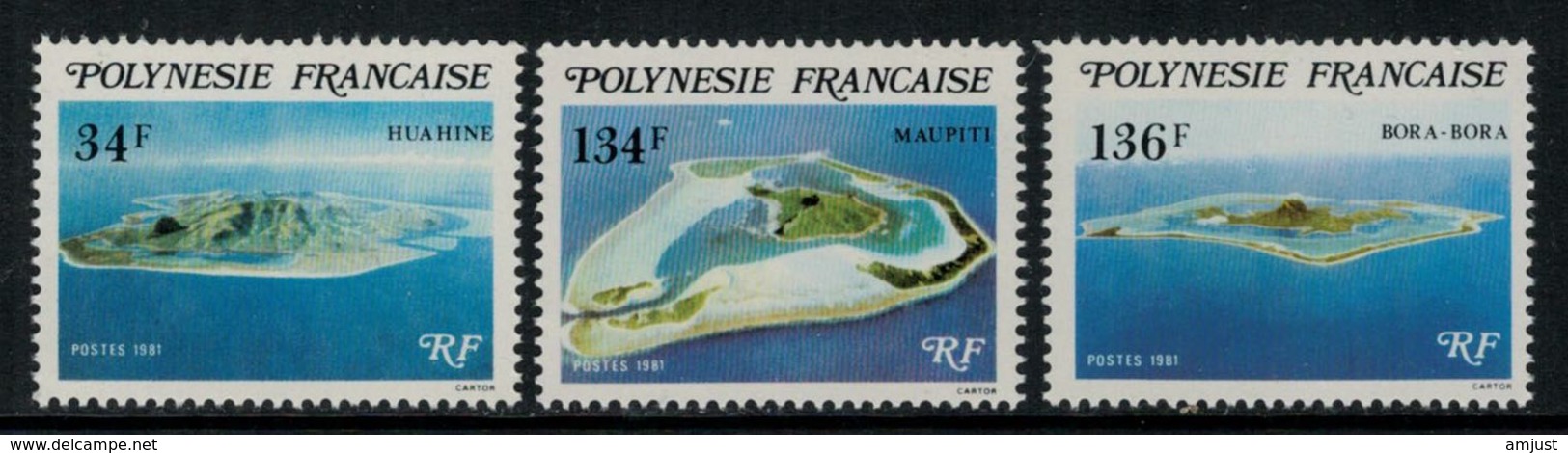 Polynésie Française // Poste Aérienne // 1981 Iles-sous-le-vent Timbres Neufs** MNH Y&T No.171-173 - Neufs
