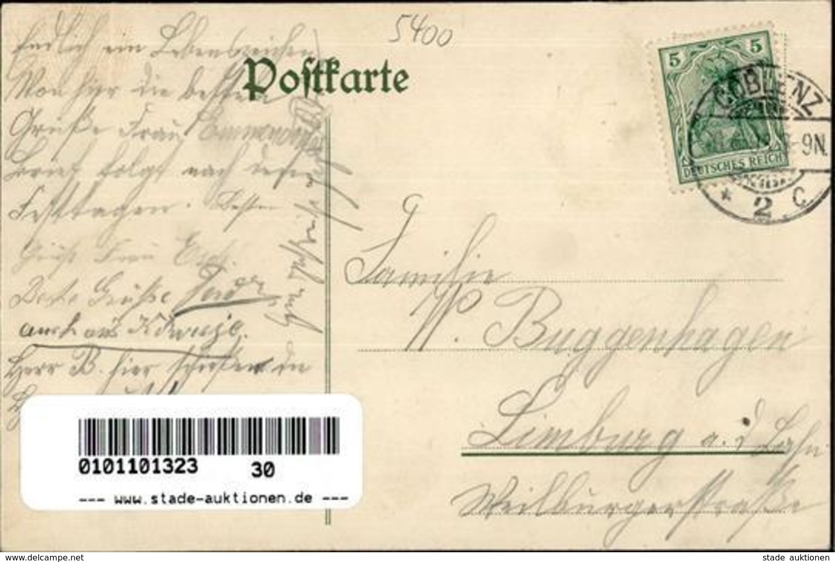 Koblenz (5400) 24. Rheinisches Bundesschießen 1908 I-II - Kamerun