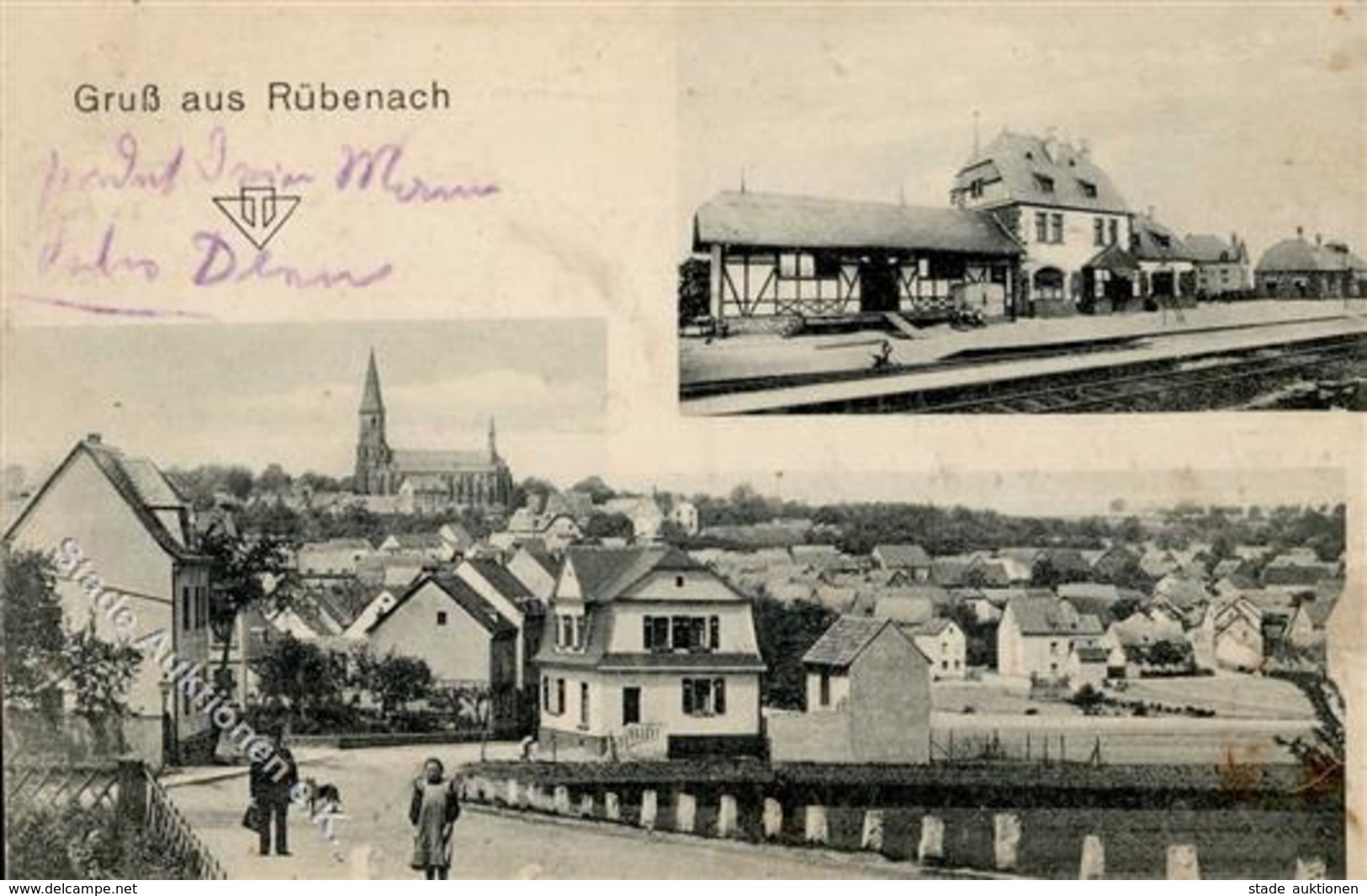 Rübenach (5400) Bahnhof 1915 I-II - Kamerun