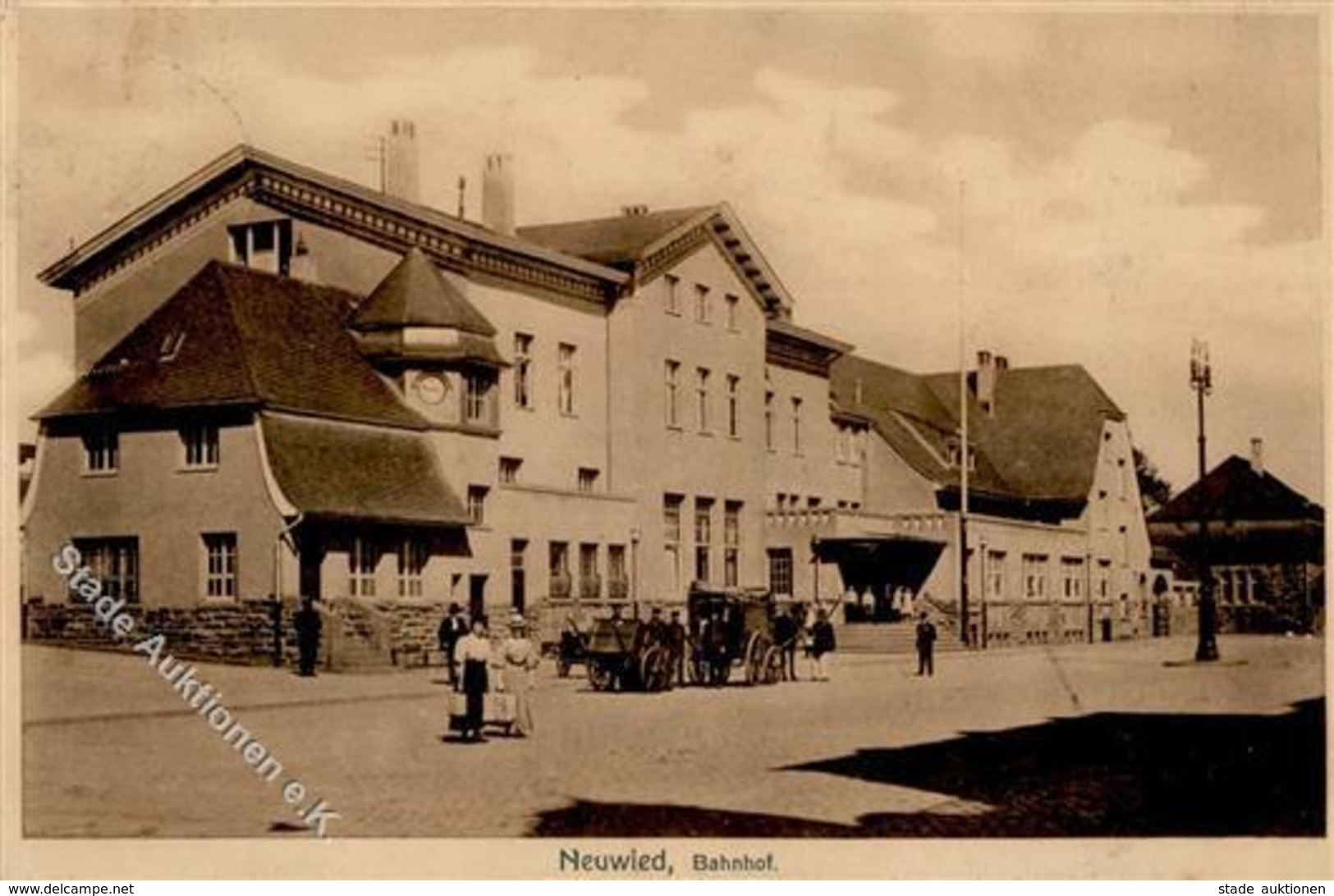 Neuwied (5450) Bahnhof 1916 I-II - Kamerun