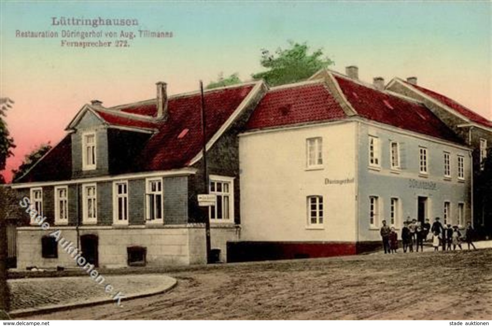 Lüttringhausen (5630) Gasthaus Düringerhof 1913 I- - Kamerun