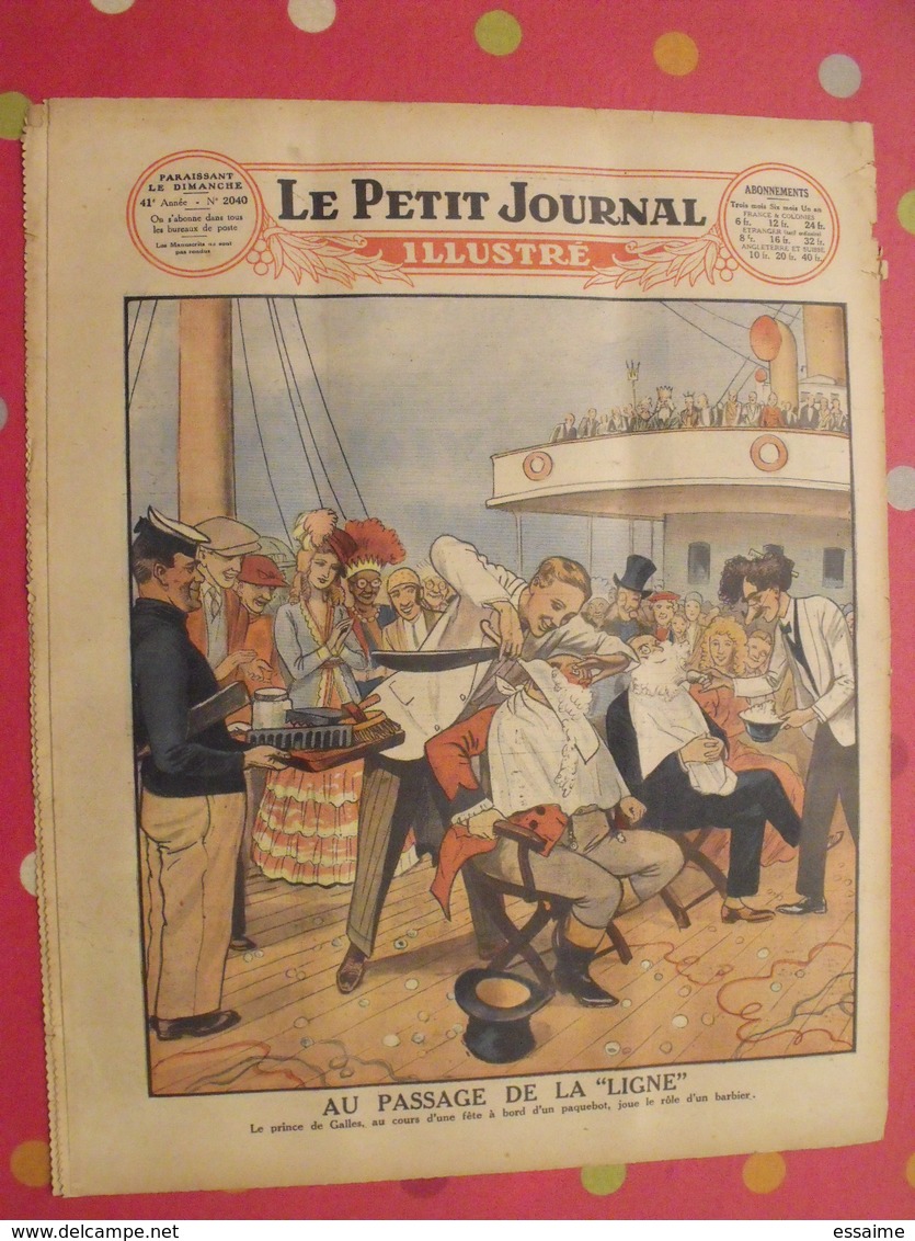 6 N° "le Petit Journal Illustré" Janvier-mars 1930. Crime Taxi Mutinerie Forçats Rugby Mine Drame Tonkin Soviets - 1900 - 1949