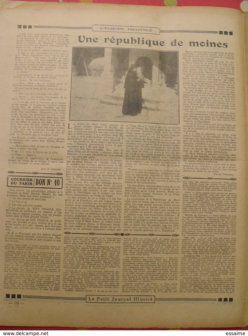 6 n° "le petit journal illustré" janvier-mars 1930. crime taxi mutinerie forçats rugby mine drame tonkin soviets