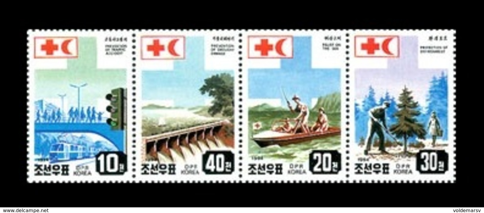 North Korea 1994 Mih. 3554/57 International Federation Of Red Cross And Red Crescent Societies MNH ** - Corea Del Norte