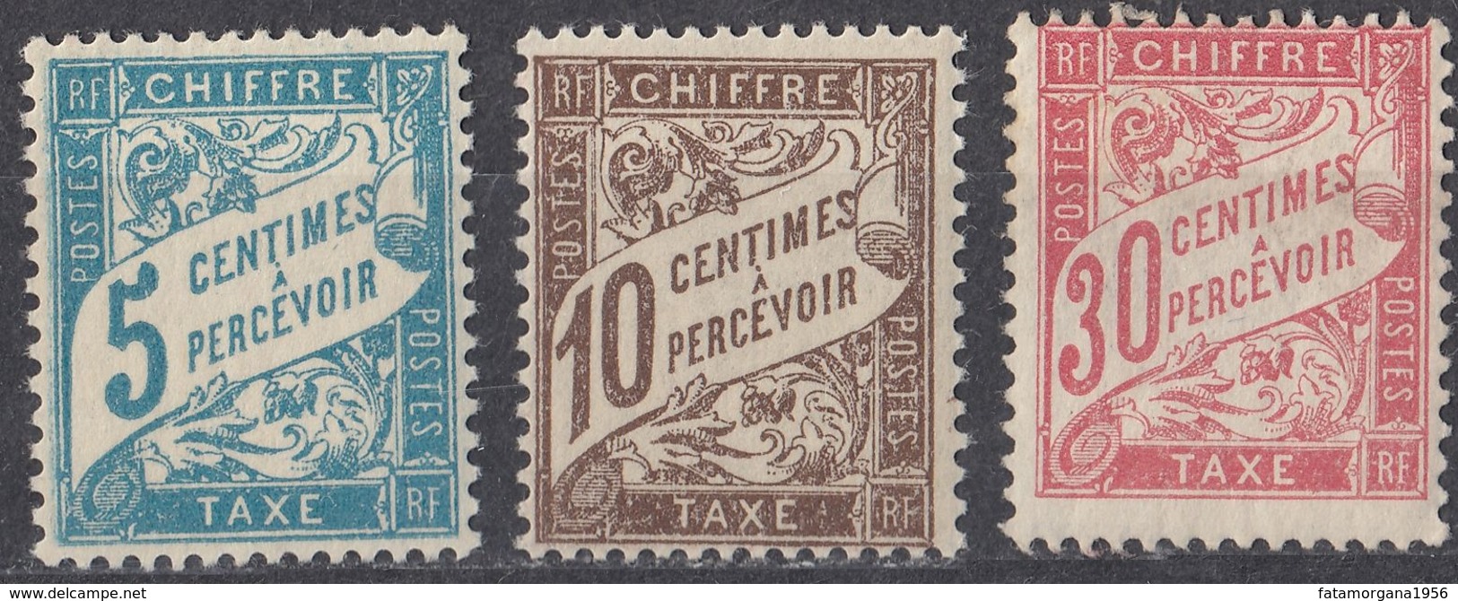 FRANCE - SEGNATASSE - Lotto Composto Da 4 Valori Nuovi MNH: Yvert 28, 29, 33 E 42A. - 1859-1959 Nuovi