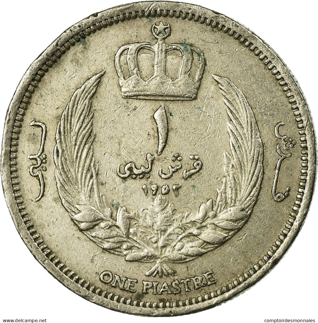 Monnaie, Libya, Idris I, Piastre, 1952, TTB, Copper-nickel, KM:4 - Libye