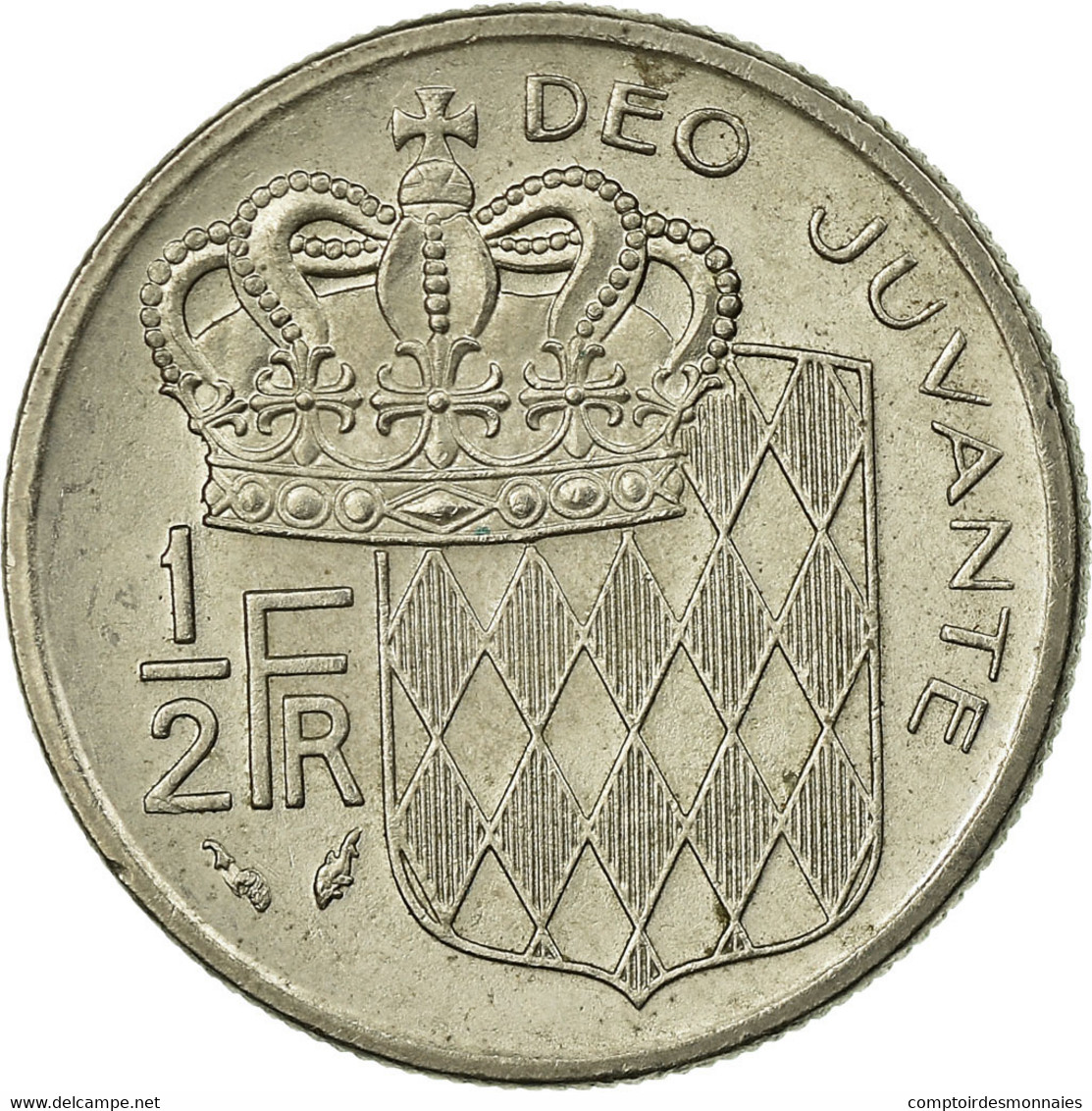 Monnaie, Monaco, Rainier III, 1/2 Franc, 1979, TB+, Nickel, Gadoury:MC 149 - 1960-2001 Francos Nuevos