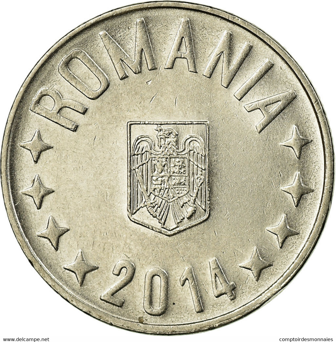 Monnaie, Roumanie, 10 Bani, 2014, SUP, Nickel Clad Steel - Romania