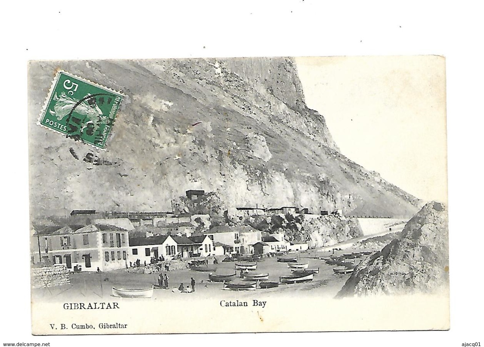 Gibraltar  Catalan Bay 1909 - Gibraltar