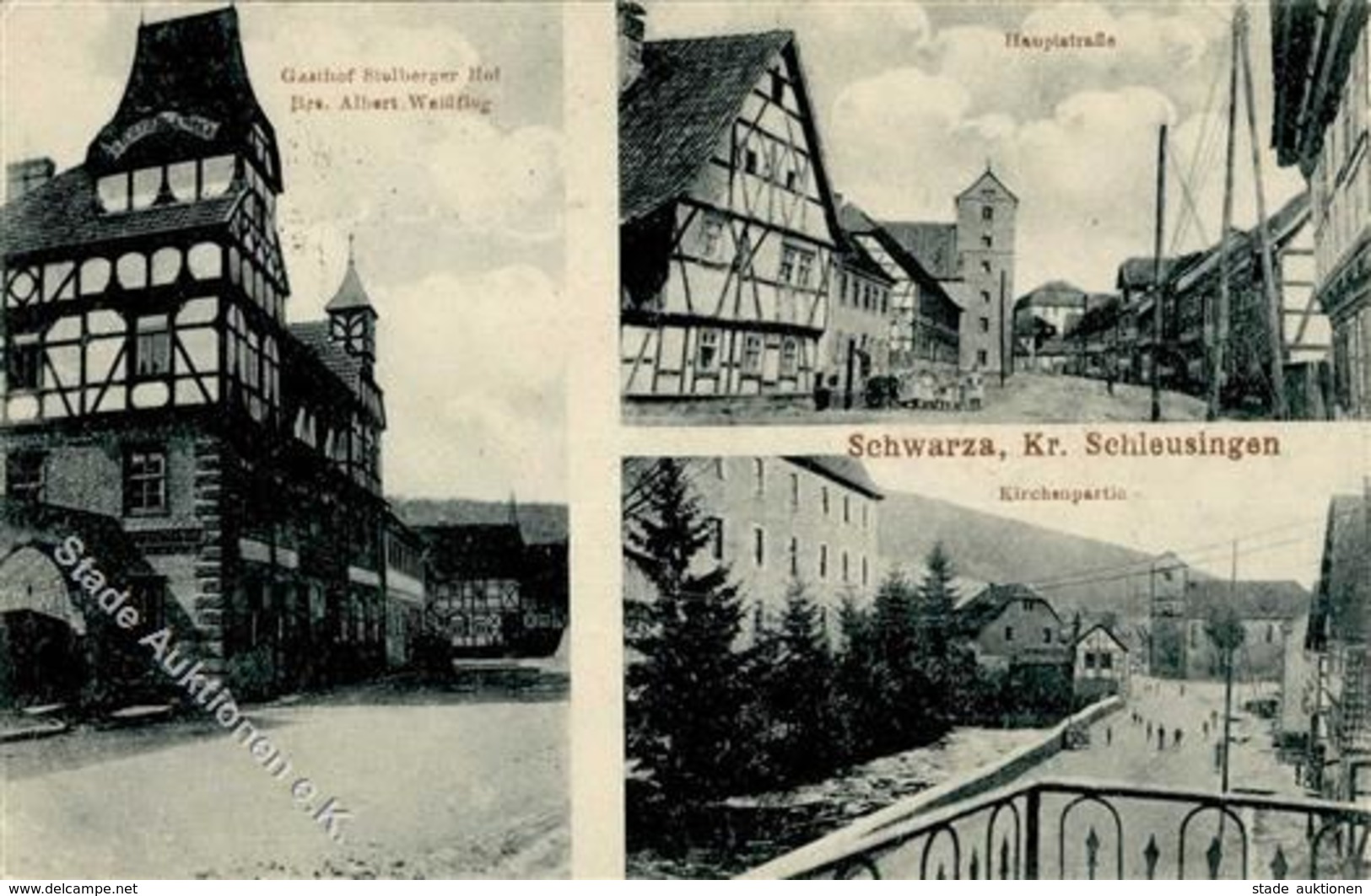 SCHWARZA,Kr.Schleusingen,Thür. (o-6057) - Gasthof Stolberger Hof I-II - Cameroon