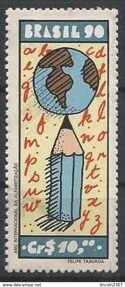 LSJP BRAZIL LAPPY GOLD LITERACY 1990 - Used Stamps