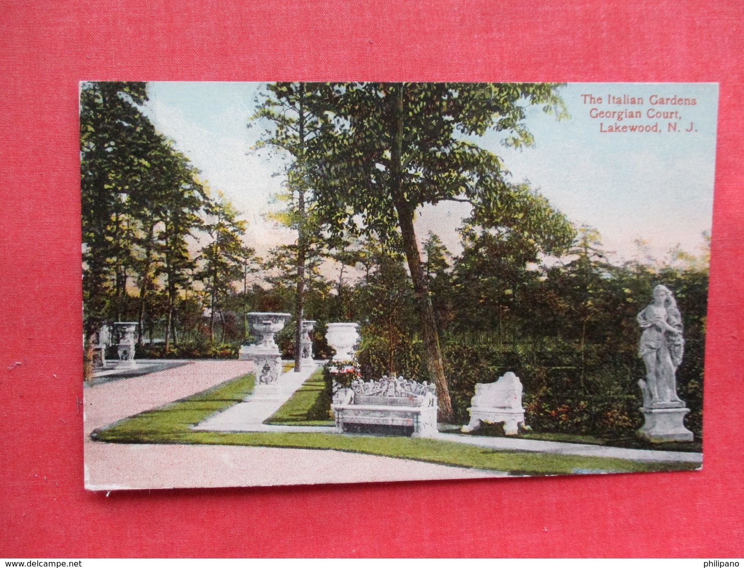 The Italian Gardens  Lakewood    NJ ---------ref 3300 - Other & Unclassified