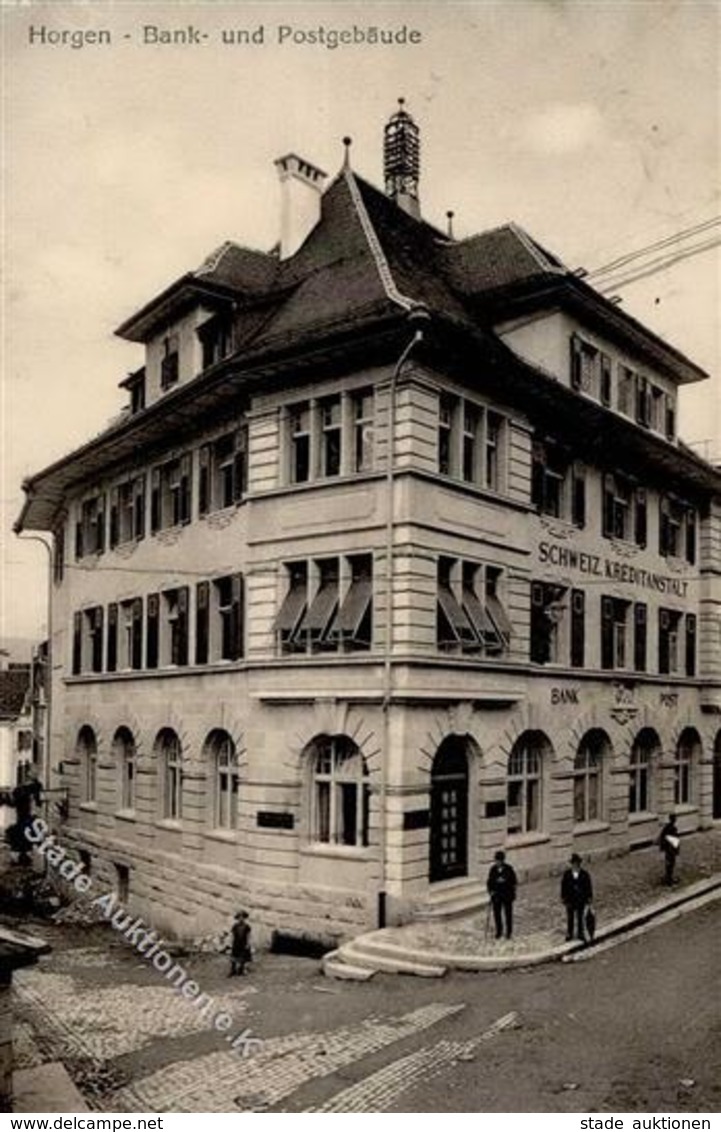 Horgen (8810) Schweiz Bank Postamt 1915 I-II - Camerún