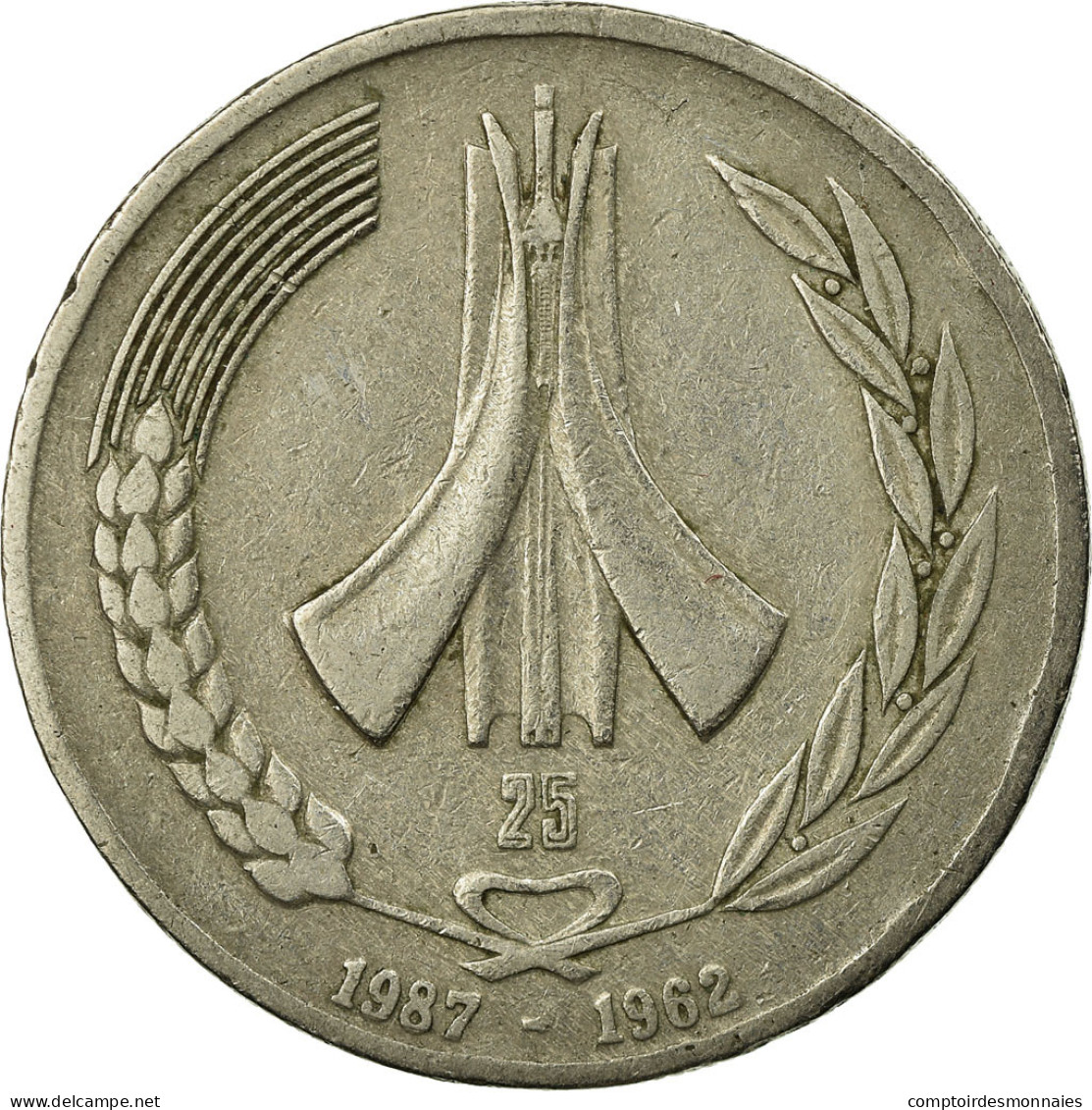 Monnaie, Algeria, Dinar, 1987, Paris, TTB, Copper-nickel, KM:117 - Algérie