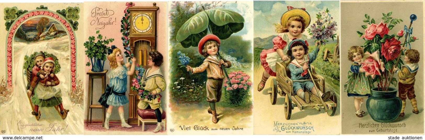 Kinder Partie Mit über 100 Prägelithos Ca. 1900 -1915 Sehr Schönes Lot I-II - Non Classificati