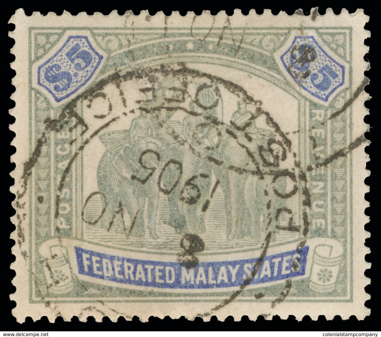 O Malaya (Federated States) - Lot No.643 - Portomarken